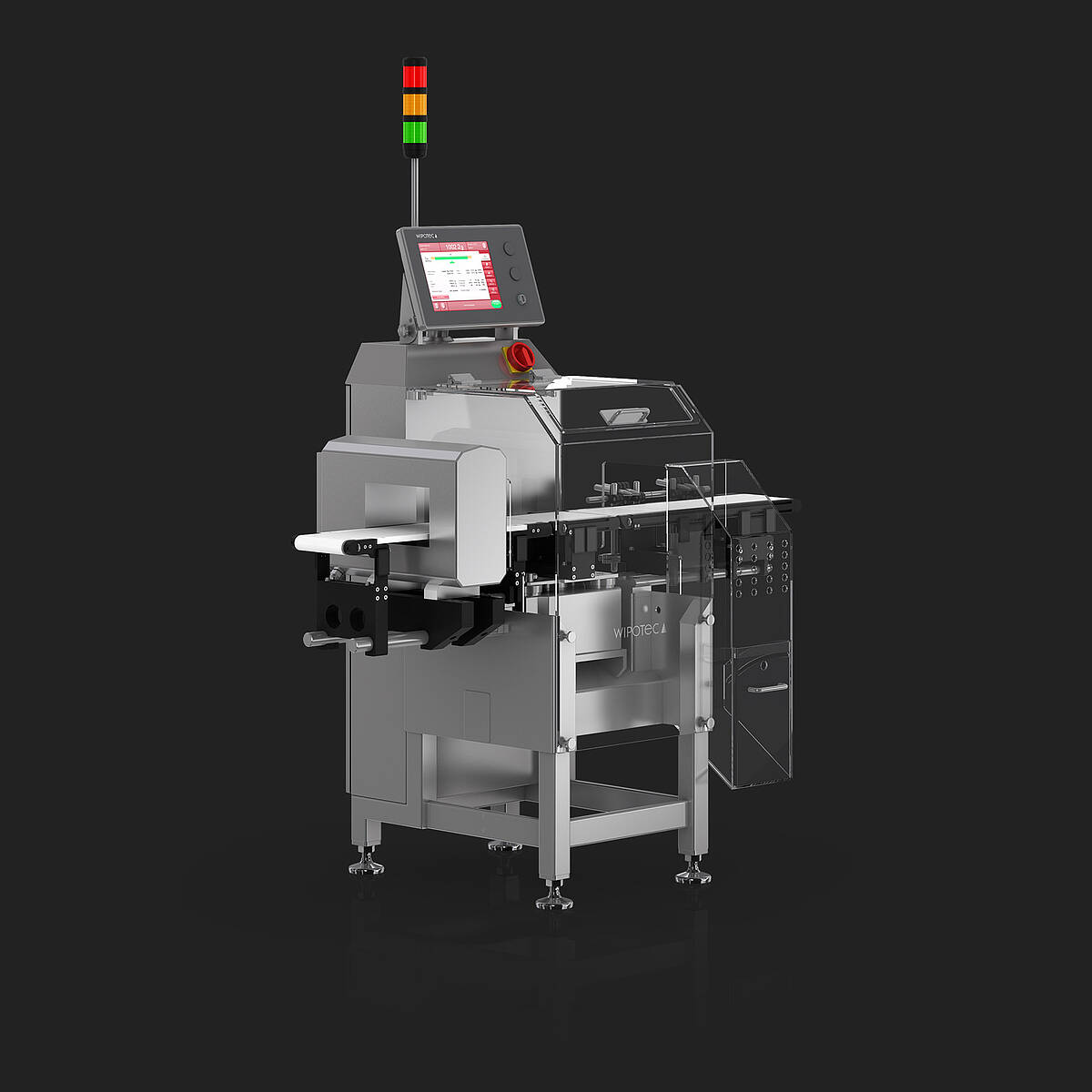 Checkweigher and metal detector HC-M-MDi left view