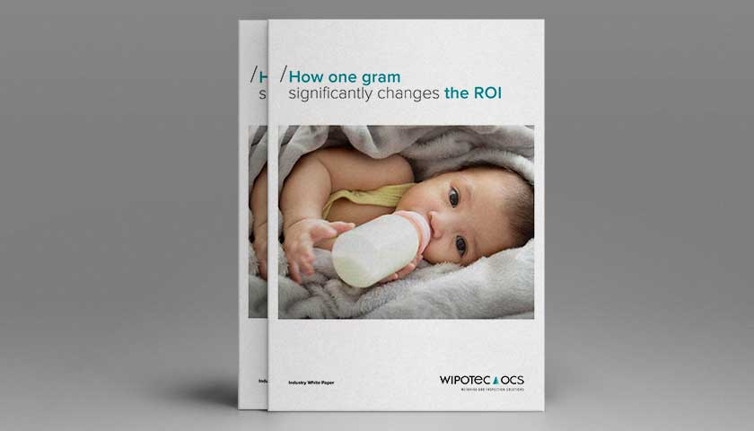 White paper: Berekening van de ROI van uw controleweger voor de productie van babyvoeding 