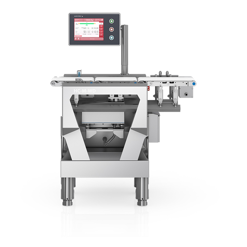 Dynamic checkweigher with IP69K protection for all components