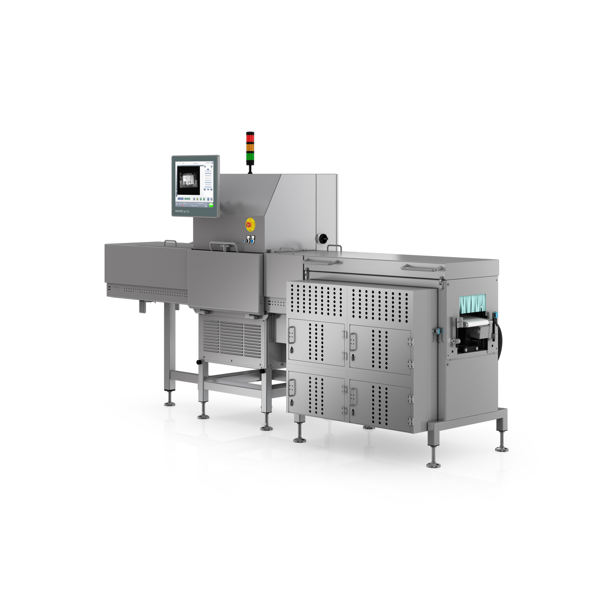 Checkweighing, X-ray and vision inspection SC-W-V right view